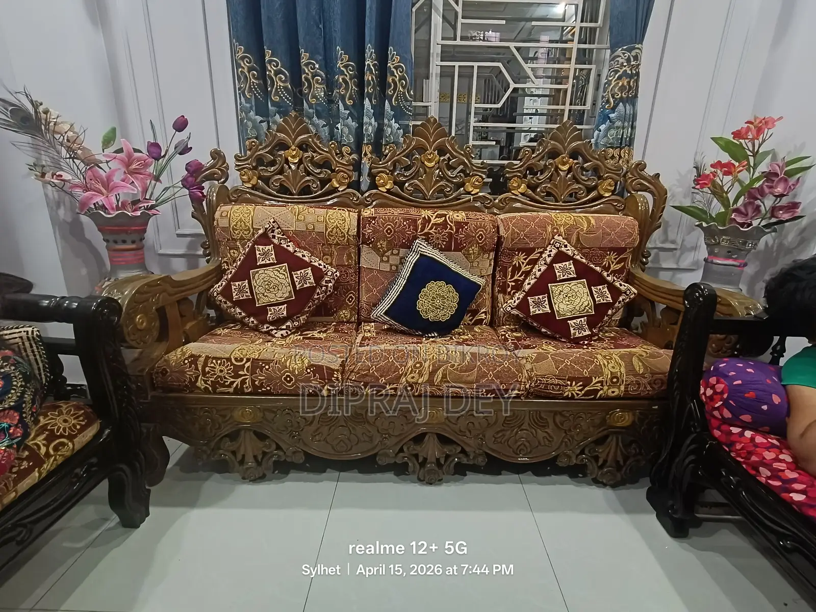 Royal Sofa Set in Chittagong Teak Wood