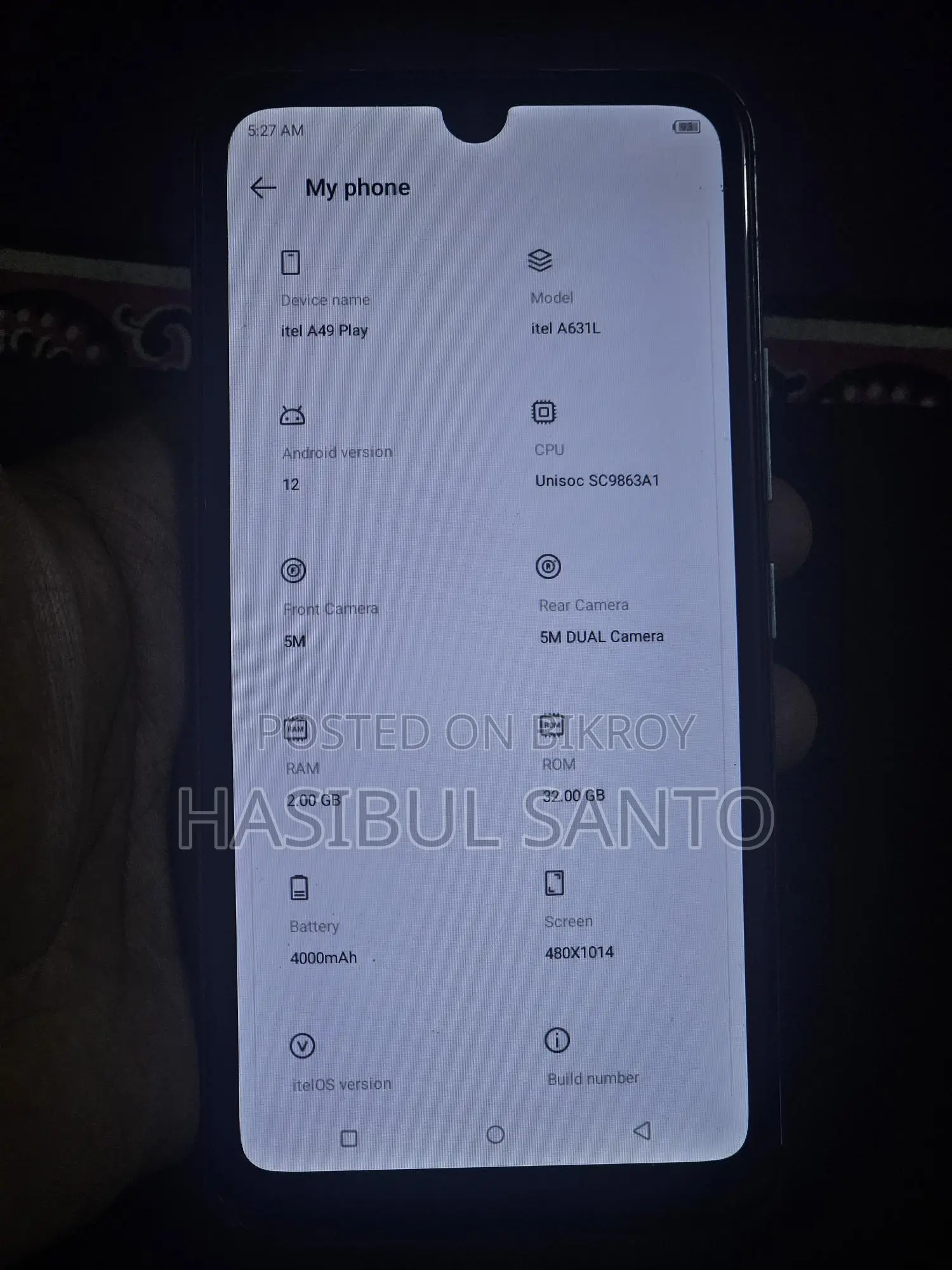 Itel A631l 2/32 (Used)