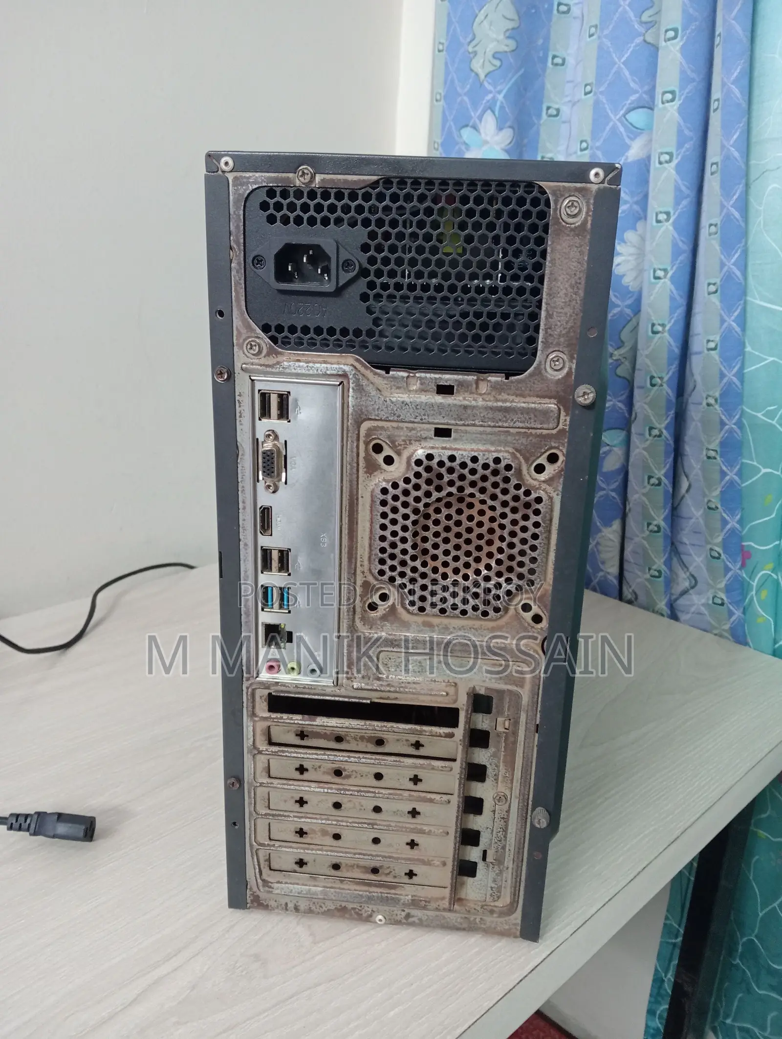 CPU for sale. Power supply and SSD newly installed.