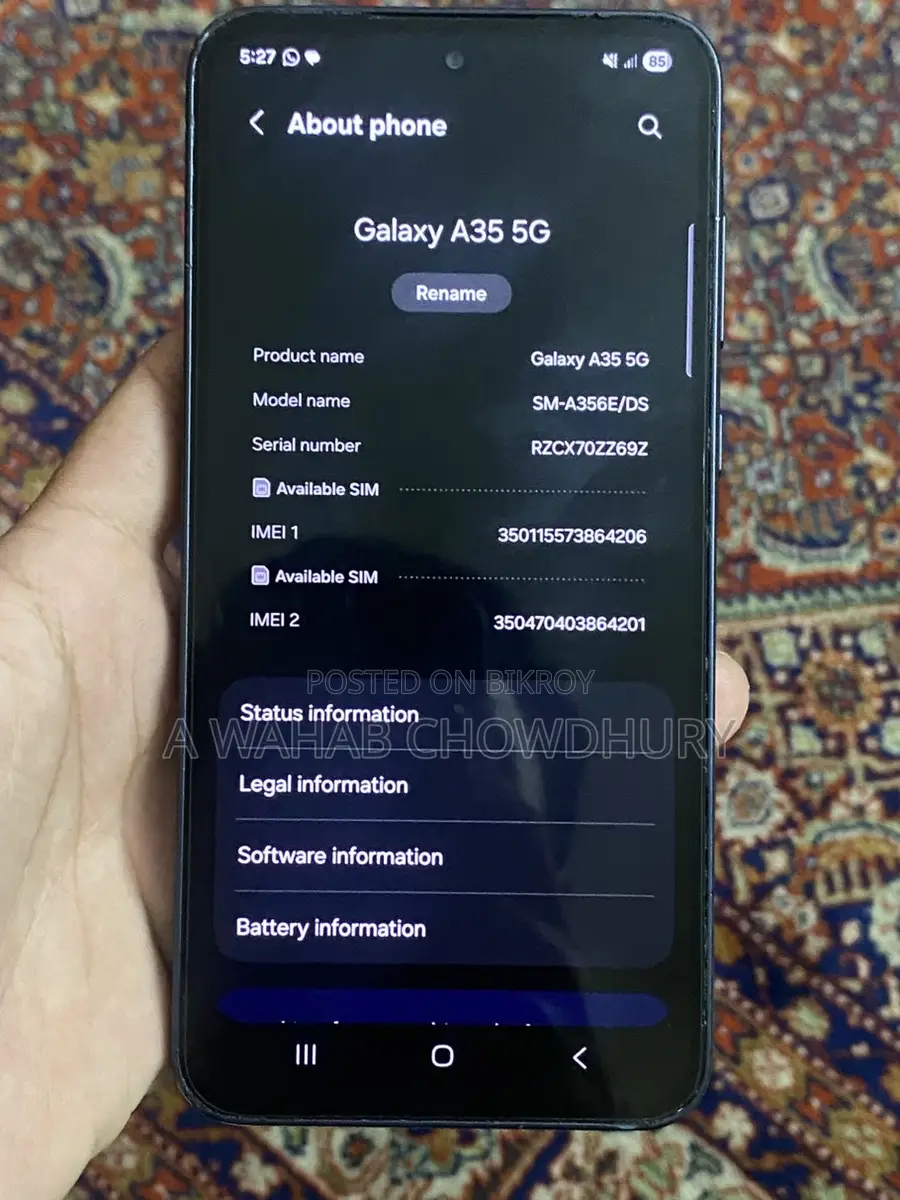 Samsung Galaxy A35 5g (Used)