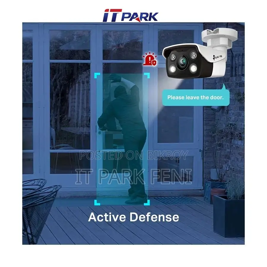 TP-Link VIGI C350 (4mm) (5.0MP) Full-Color Bullet IP Camera