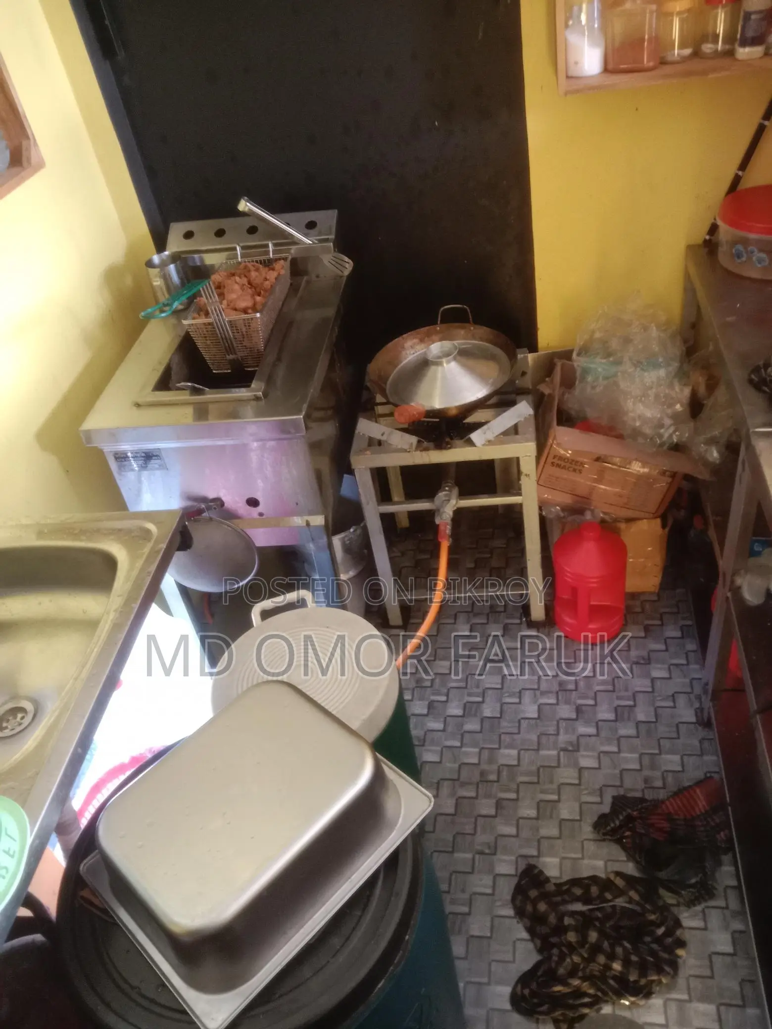 Commercial Gas Deep Fryer 18 Liter