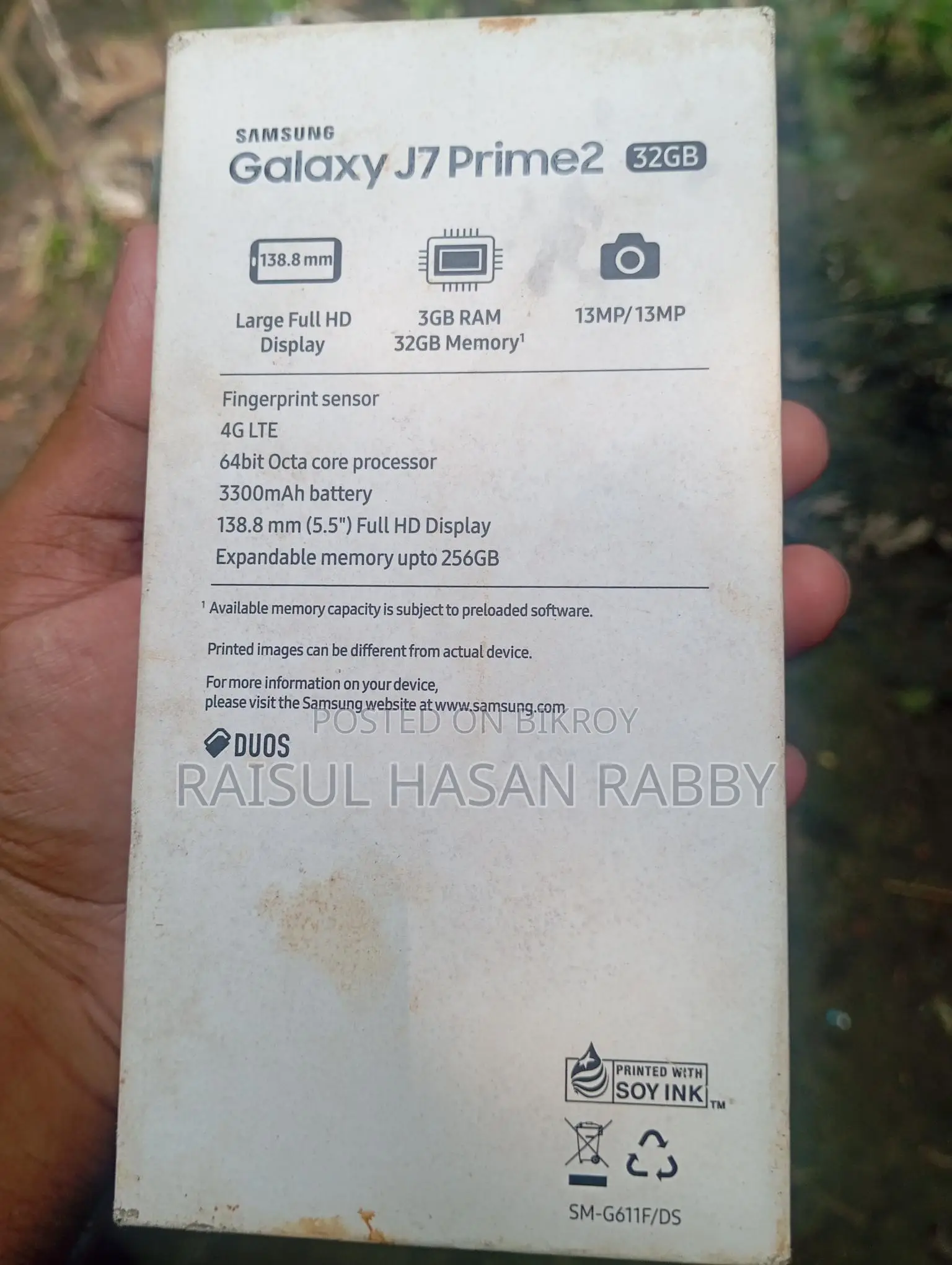 Samsung Galaxy J7 3/32 (Used)