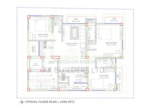 1655 sq ft Flat in Bashundhara L Block Lakeview Project!!
