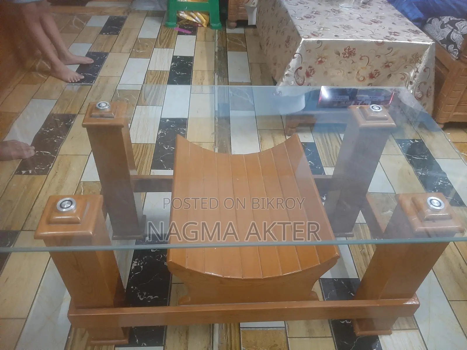 Glass Tea Table