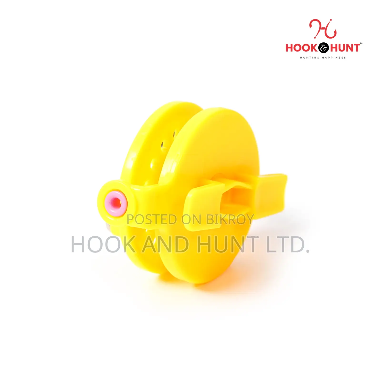 01 PCS Red or Yellow Mini Ice Fishing Reel 58mm Portable | Hook Hunt