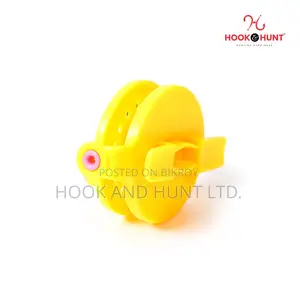 01 PCS Red or Yellow Mini Ice Fishing Reel 58mm Portable | Hook Hunt