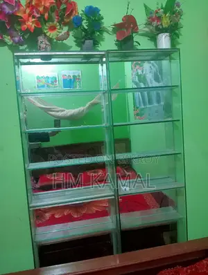 ২ টি ওয়াল গ্লাস শোকেস বিক্রি করা হবে