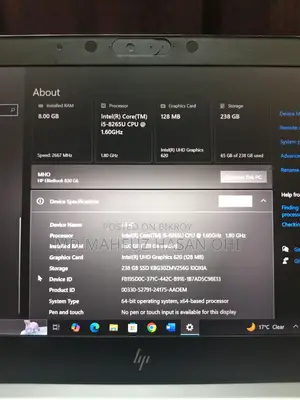 HP Elite book 830 G6