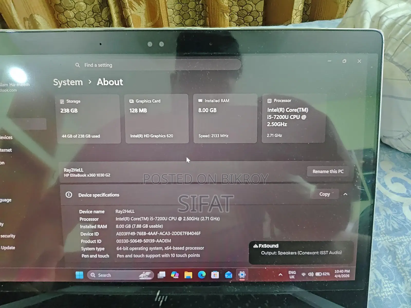 HP EliteBook 1030 g2 x360