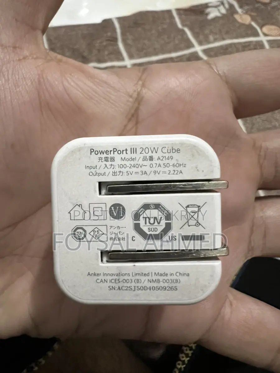 Anker Pd 20watt Adapter