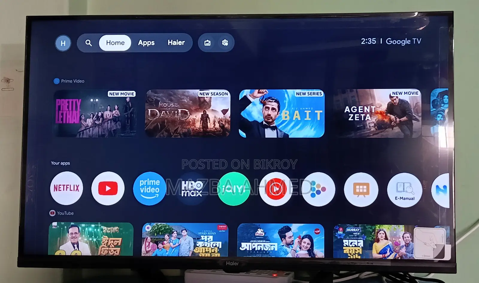Haier Google tv