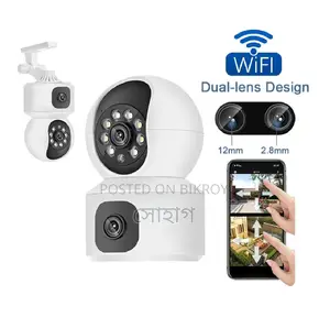Dual Lens 360° Pan-Tilt WiFi Camera