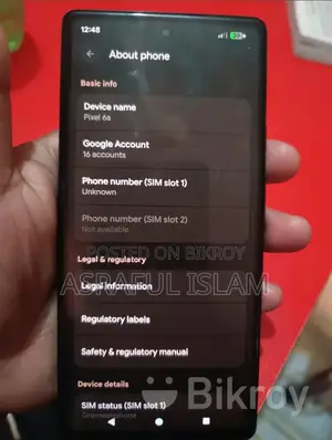 Google Pixel 6a usa variant (Used)