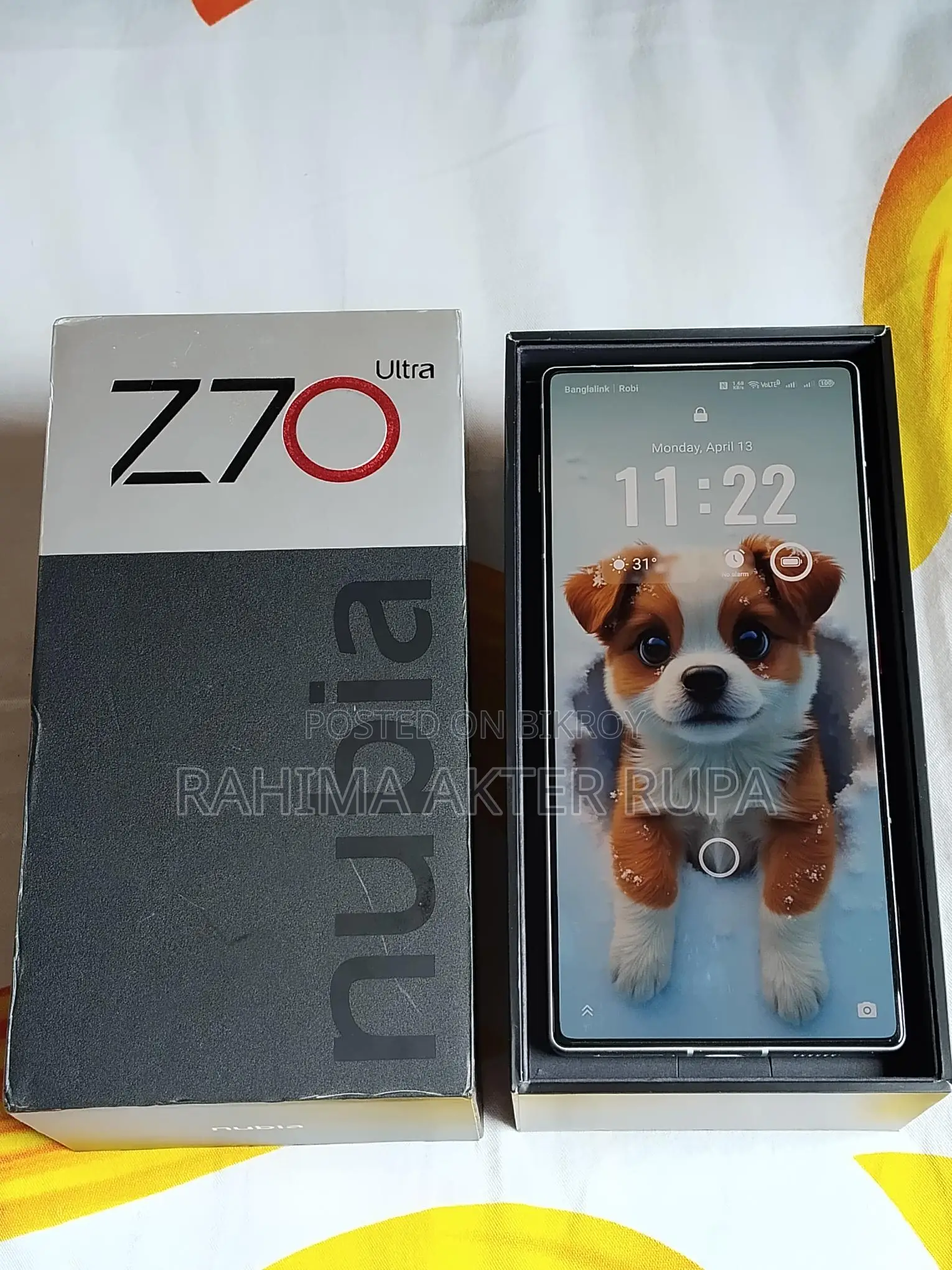 Nubia Z70 Ultra 12+12GB/256GB (Used)
