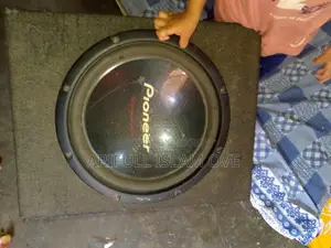 Two 12-inch car speakers for sale.