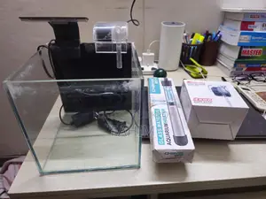 ক্রিস্টাল ট্যাংক উইথ হব, এলইডি লাইট ও হিটার
