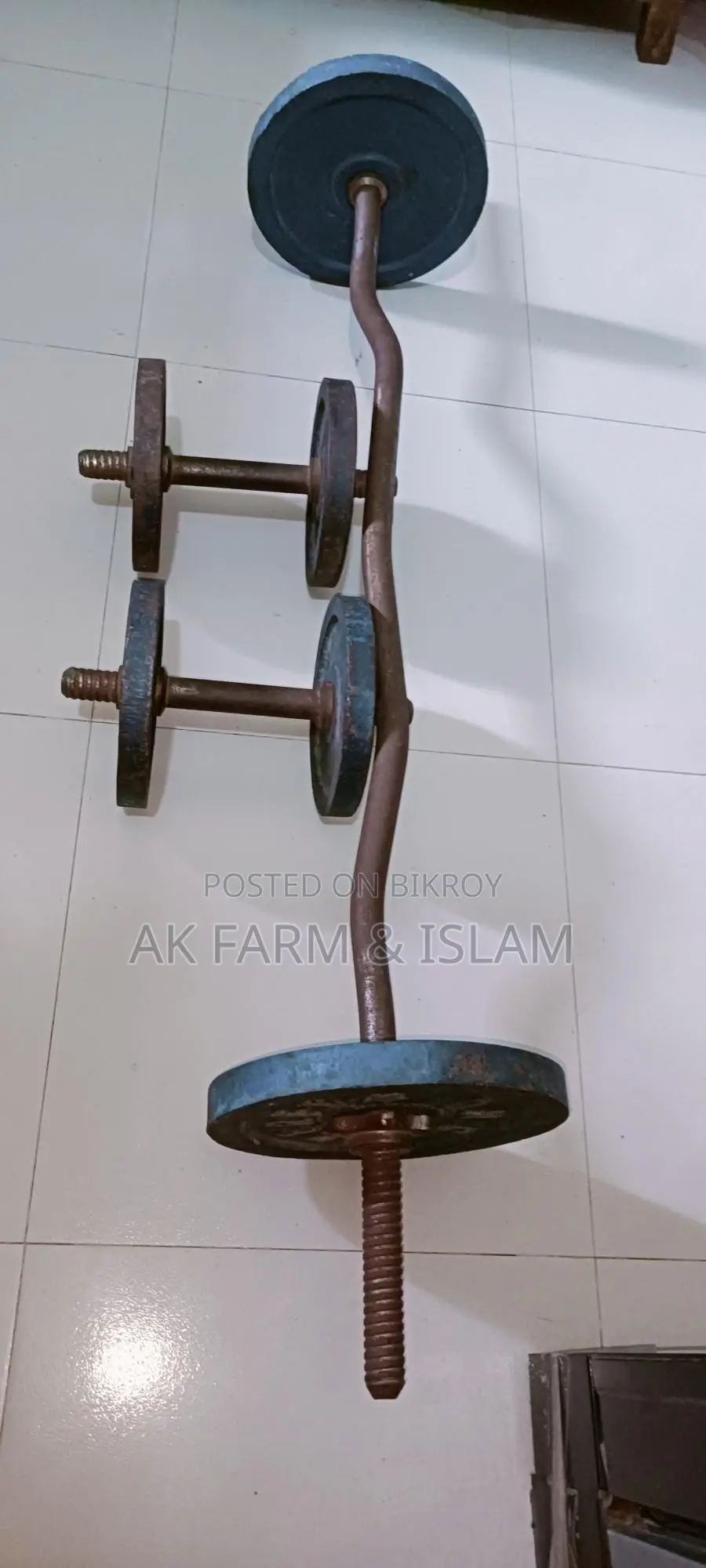 ডাম্বেল এবং বাব্যেল সেট ৩০ কেজি
