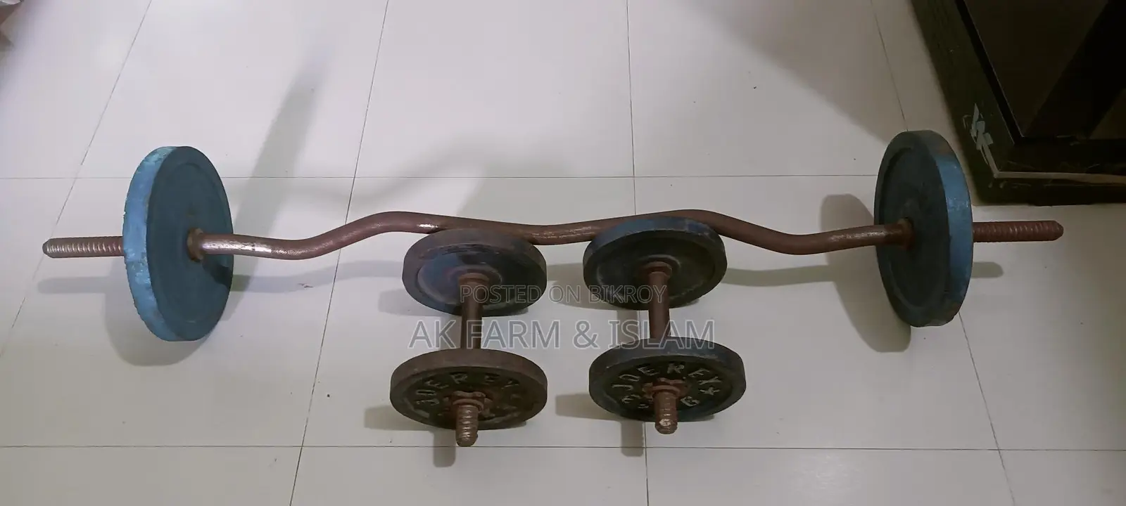 ডাম্বেল এবং বাব্যেল সেট ৩০ কেজি