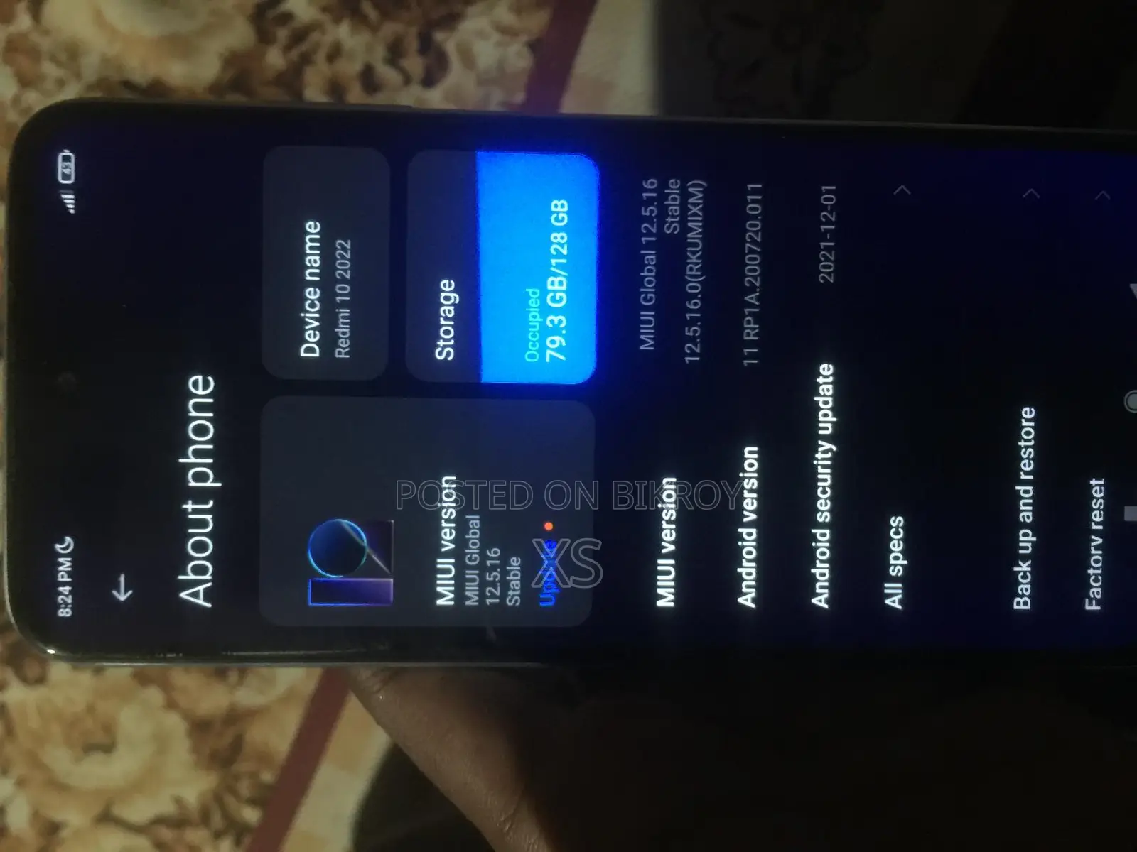 Xiaomi Redmi 10 2022 4/128 (Used)