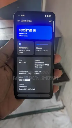 Realme Gt Master Edition 8 128gb (Used)