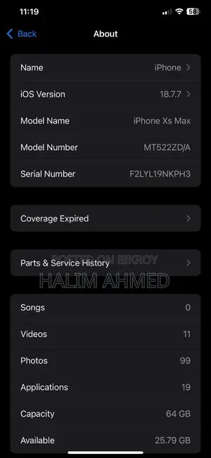 Apple iPhone XS Max (Used)