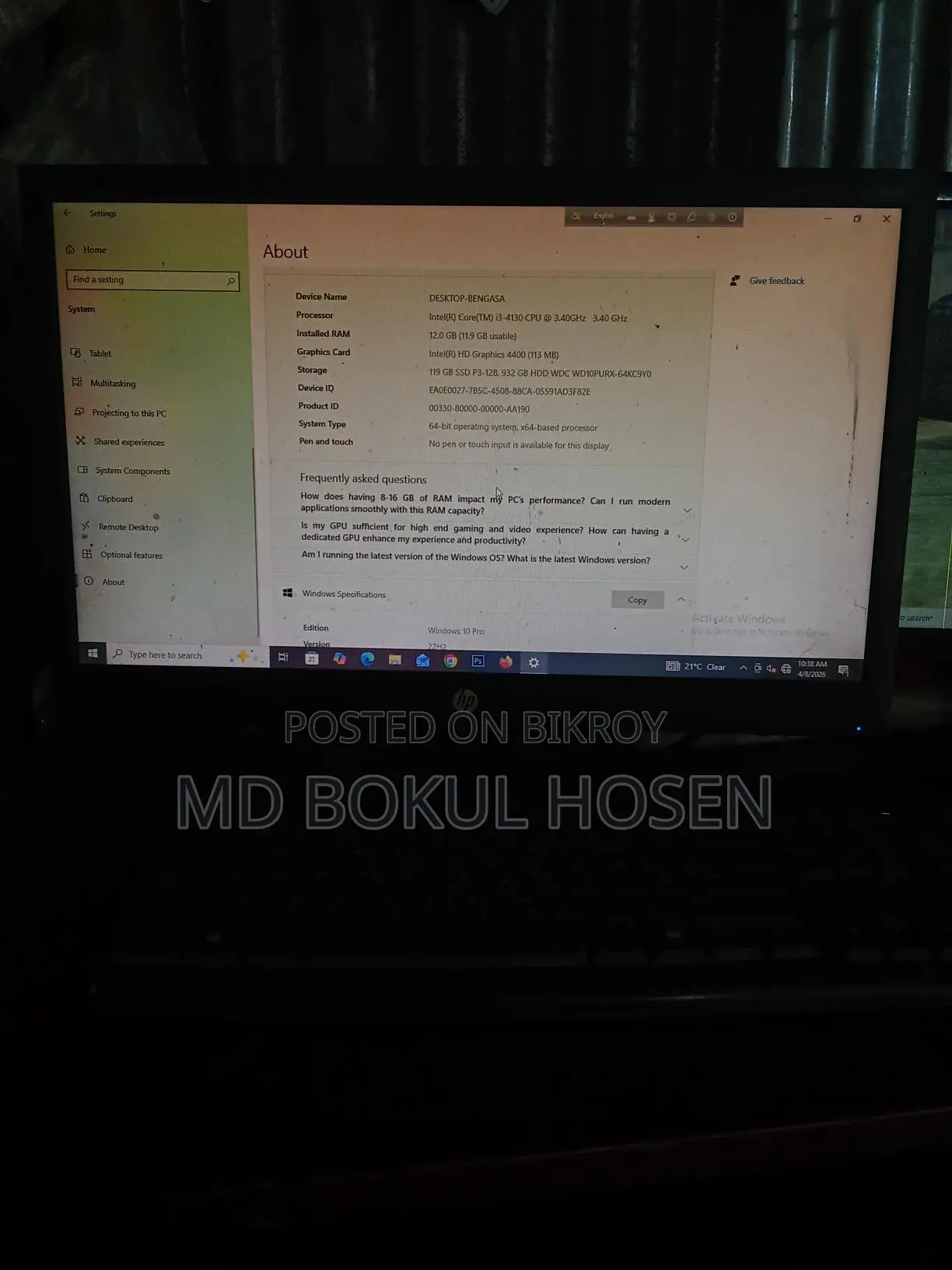 Complete Computer Set for Sale