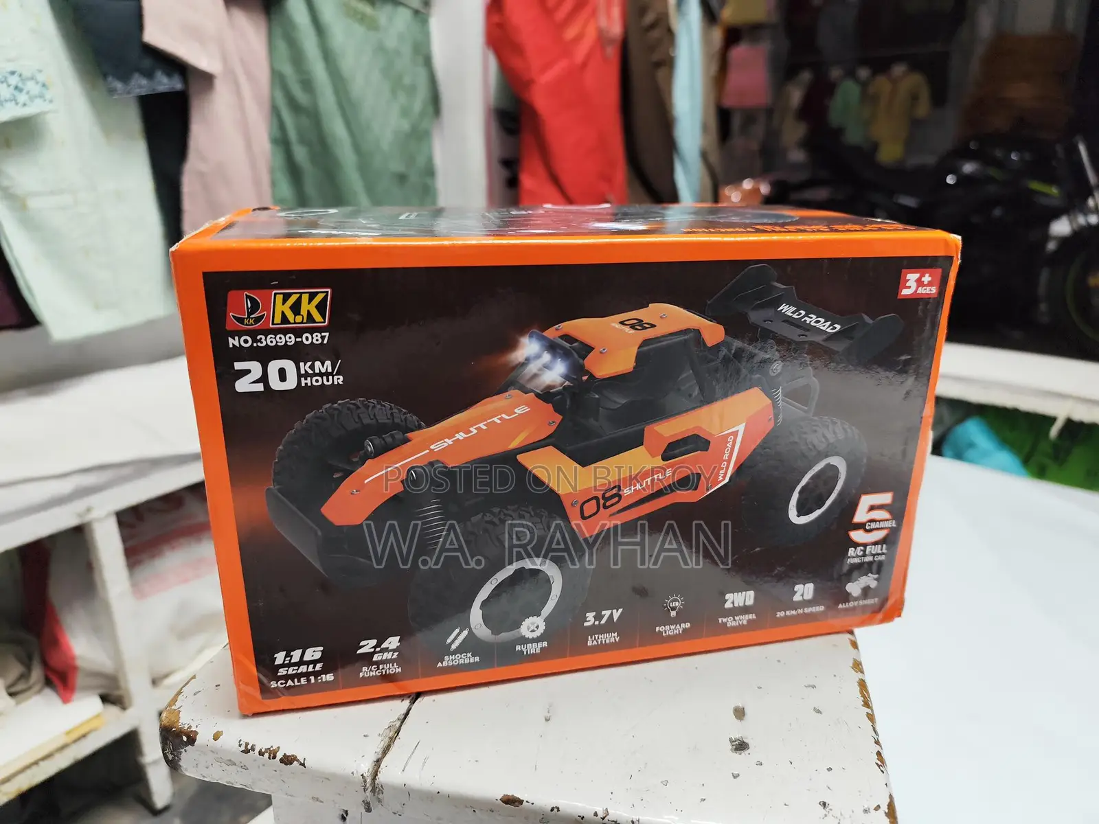 Foreign Remote Control Jeep Car Metal Body