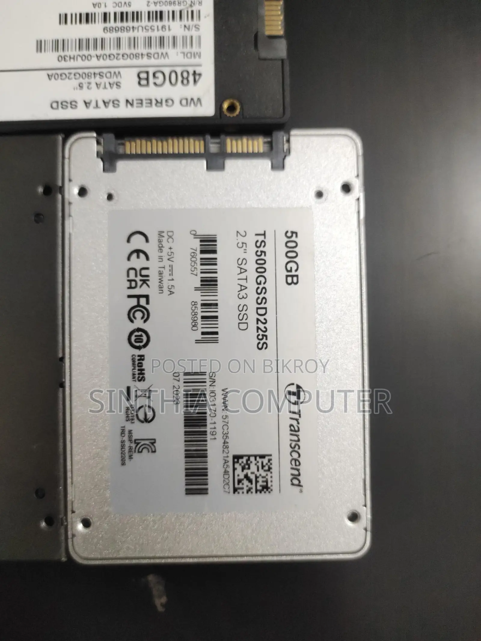 Transcend 500 GB SATA SSD