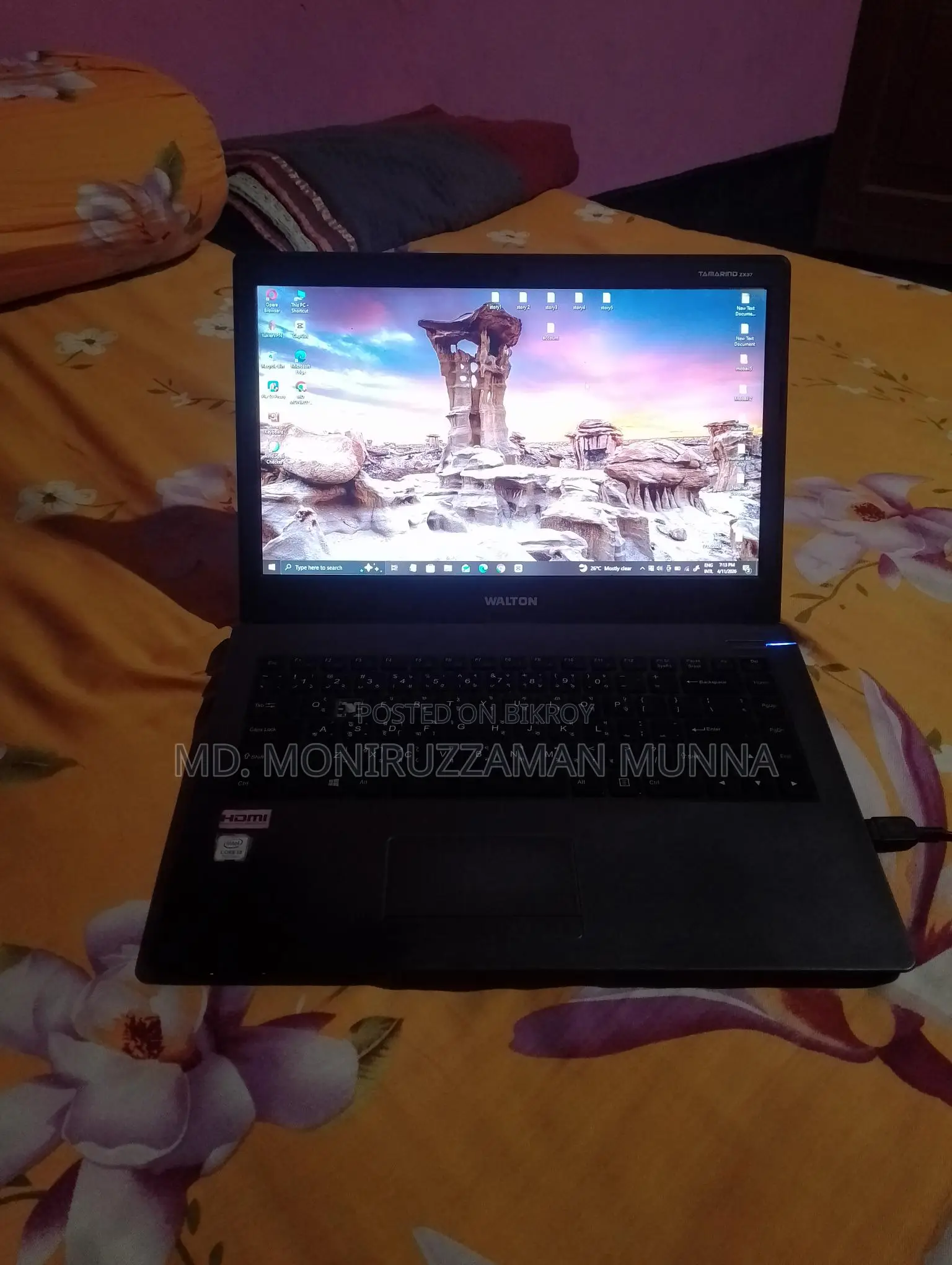 Laptop 8GB Intel Core i3 SSD 512GB