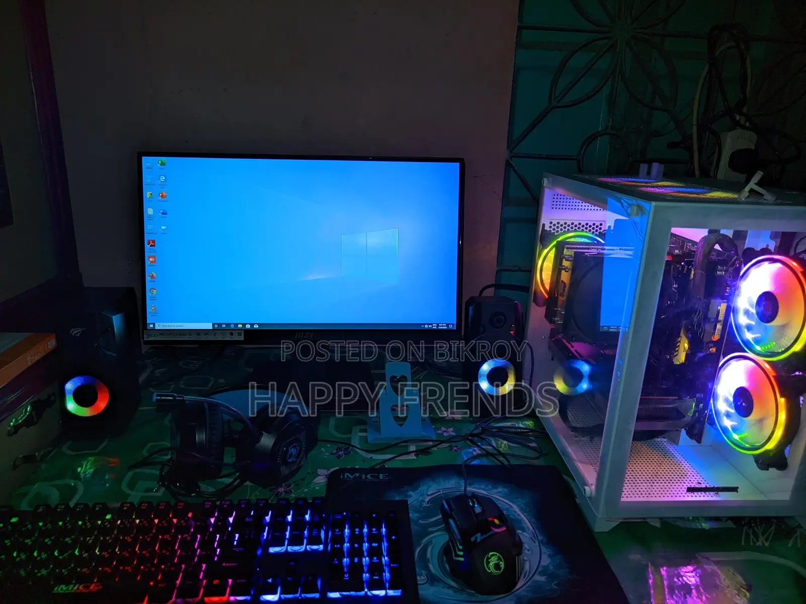 Desktop Computer MSI Gaming 24GE 2QE 4K 16GB Intel Core i7 HDD 500GB