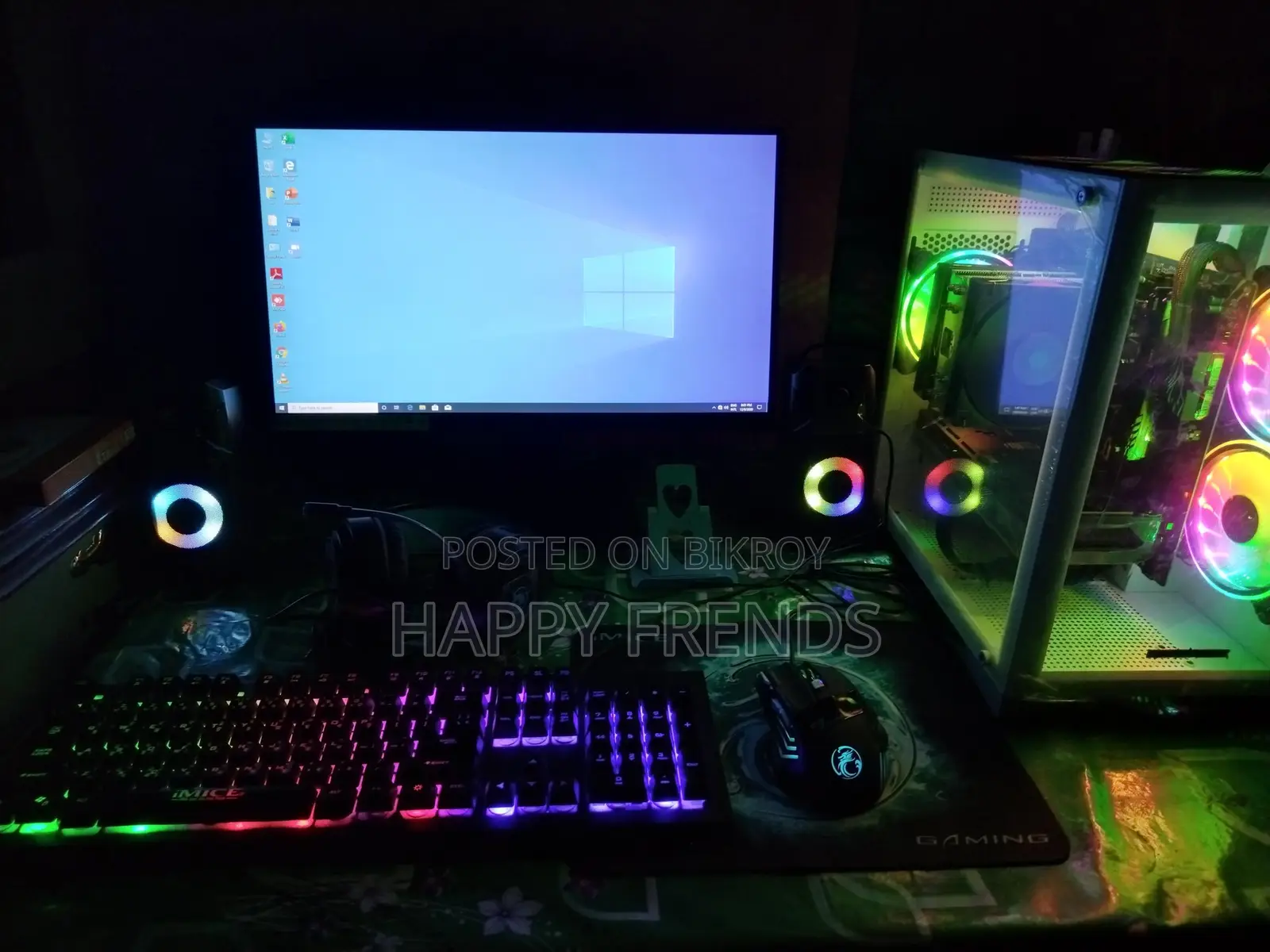 Desktop Computer MSI Gaming 24GE 2QE 4K 16GB Intel Core i7 HDD 500GB