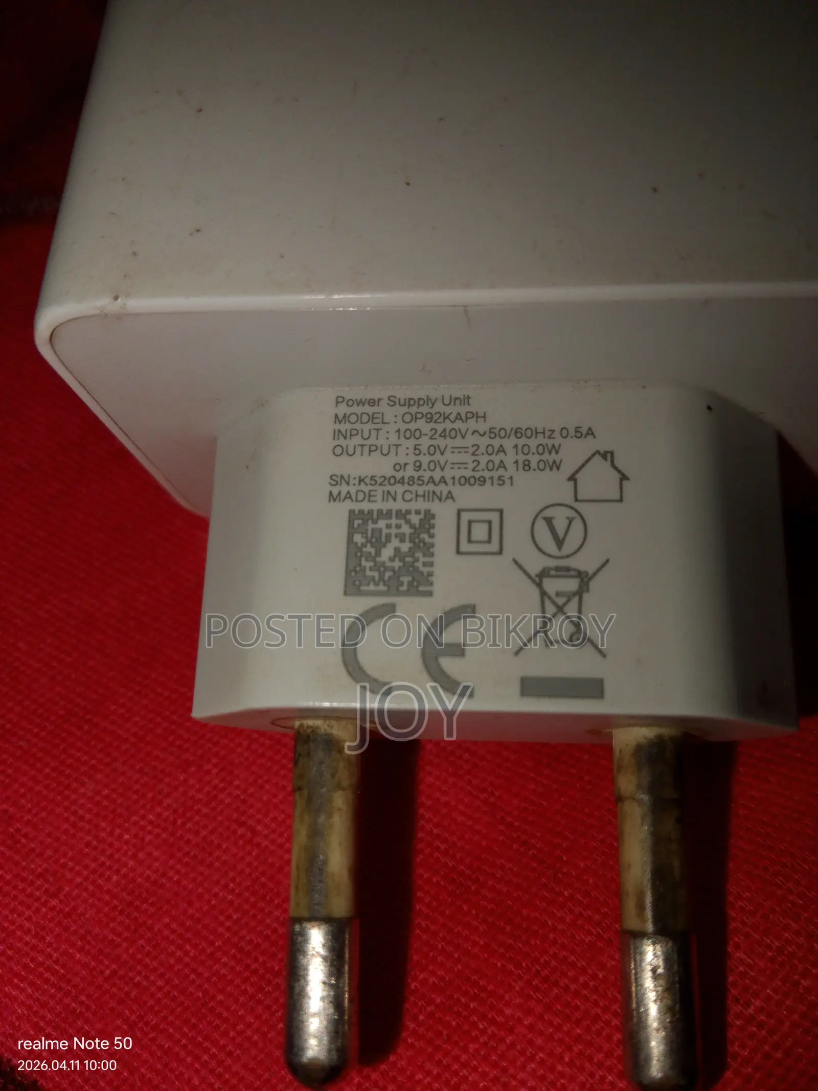Oppo Original 18W Charger