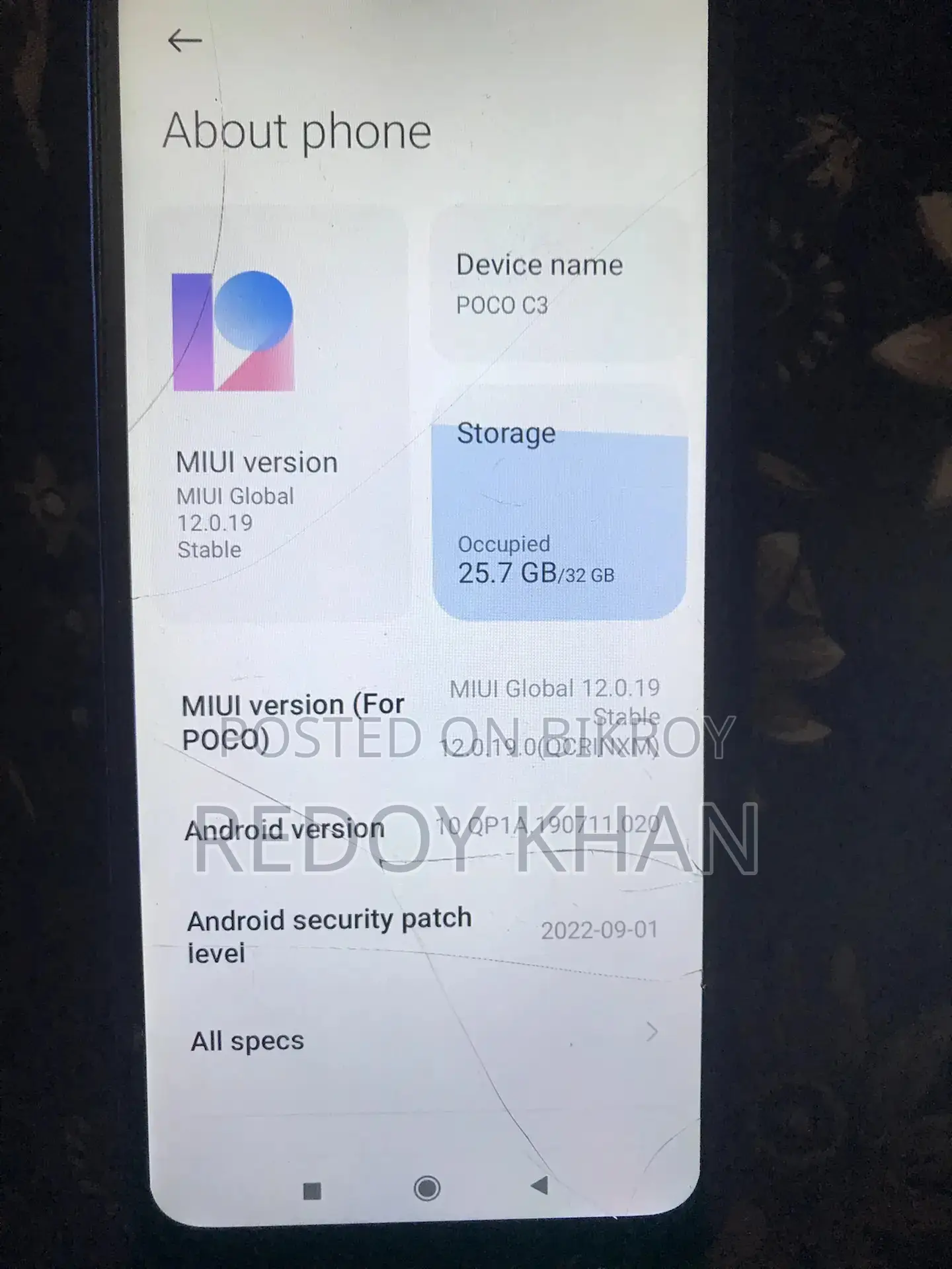 Xiaomi Poco C3 (Used)