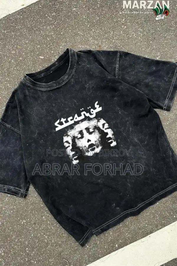 Premium Acid Wash Drop Shoulder