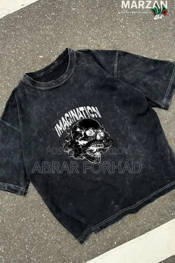 Premium Acid Wash Drop Shoulder