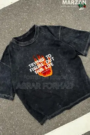 Premium Acid Wash Drop Shoulder