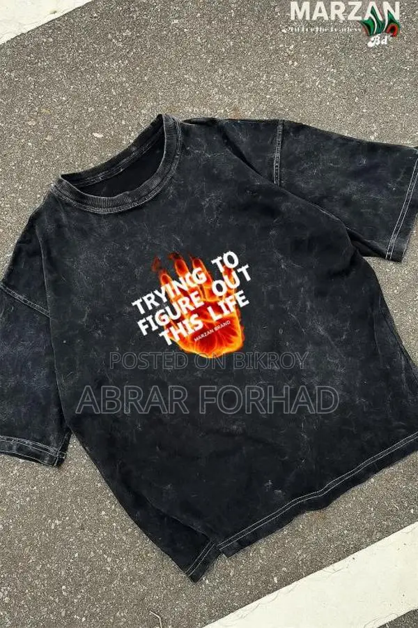 Premium Acid Wash Drop Shoulder
