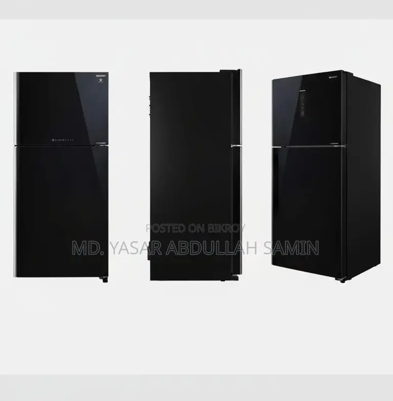 Sj-ex725p-bk Sharp -656 Liters Refrigerator Fridge