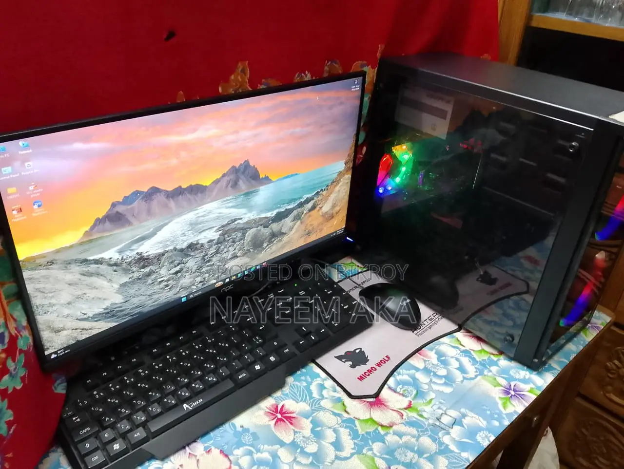 Full PC Components Bundle (Ryzen 5 5600G, Monitor, RAM, SSD)
