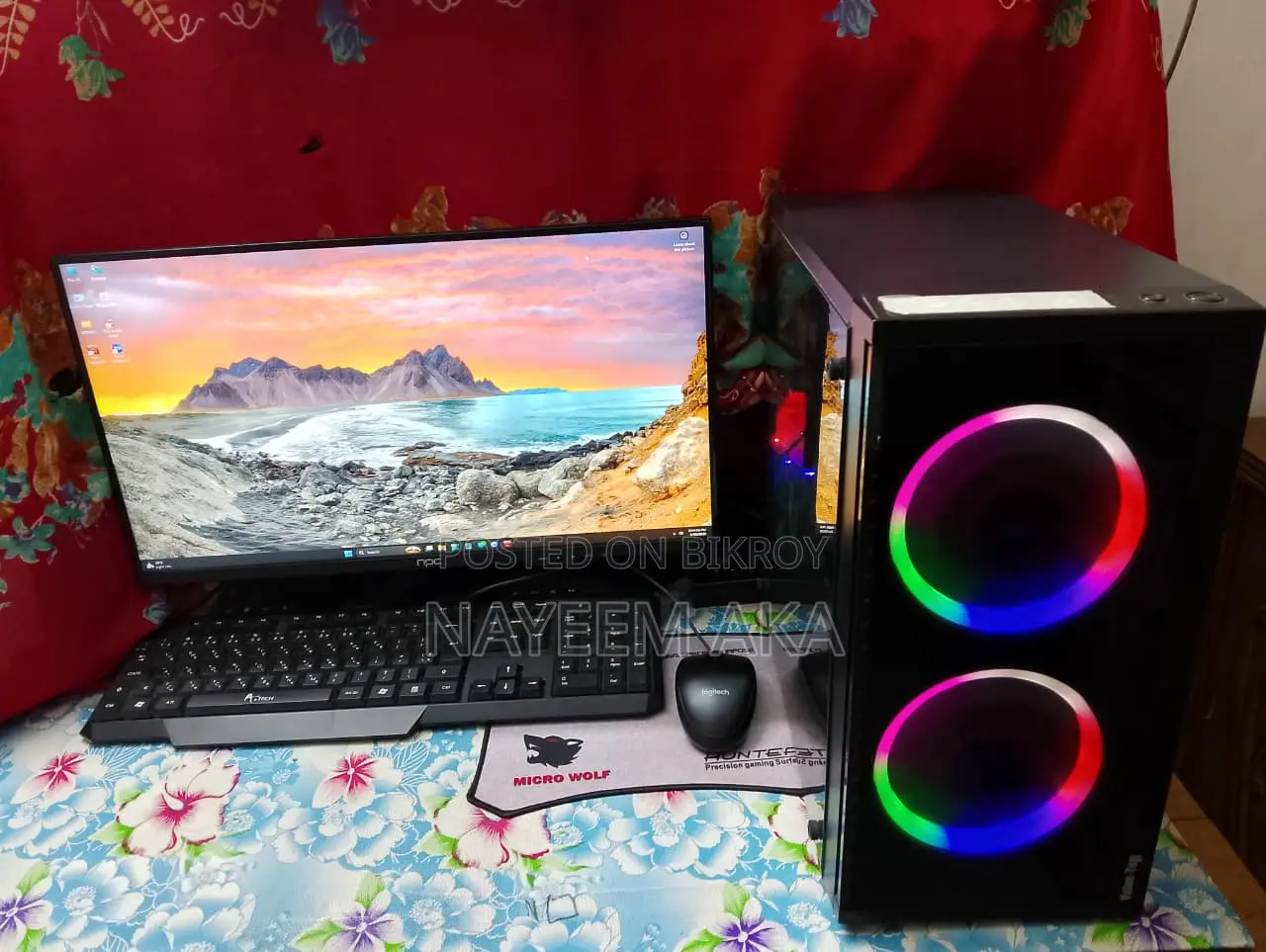 Full PC Components Bundle (Ryzen 5 5600G, Monitor, RAM, SSD)