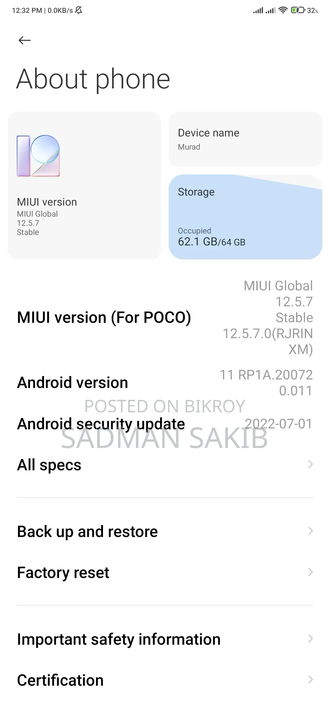 Xiaomi Poco M2 (Used)