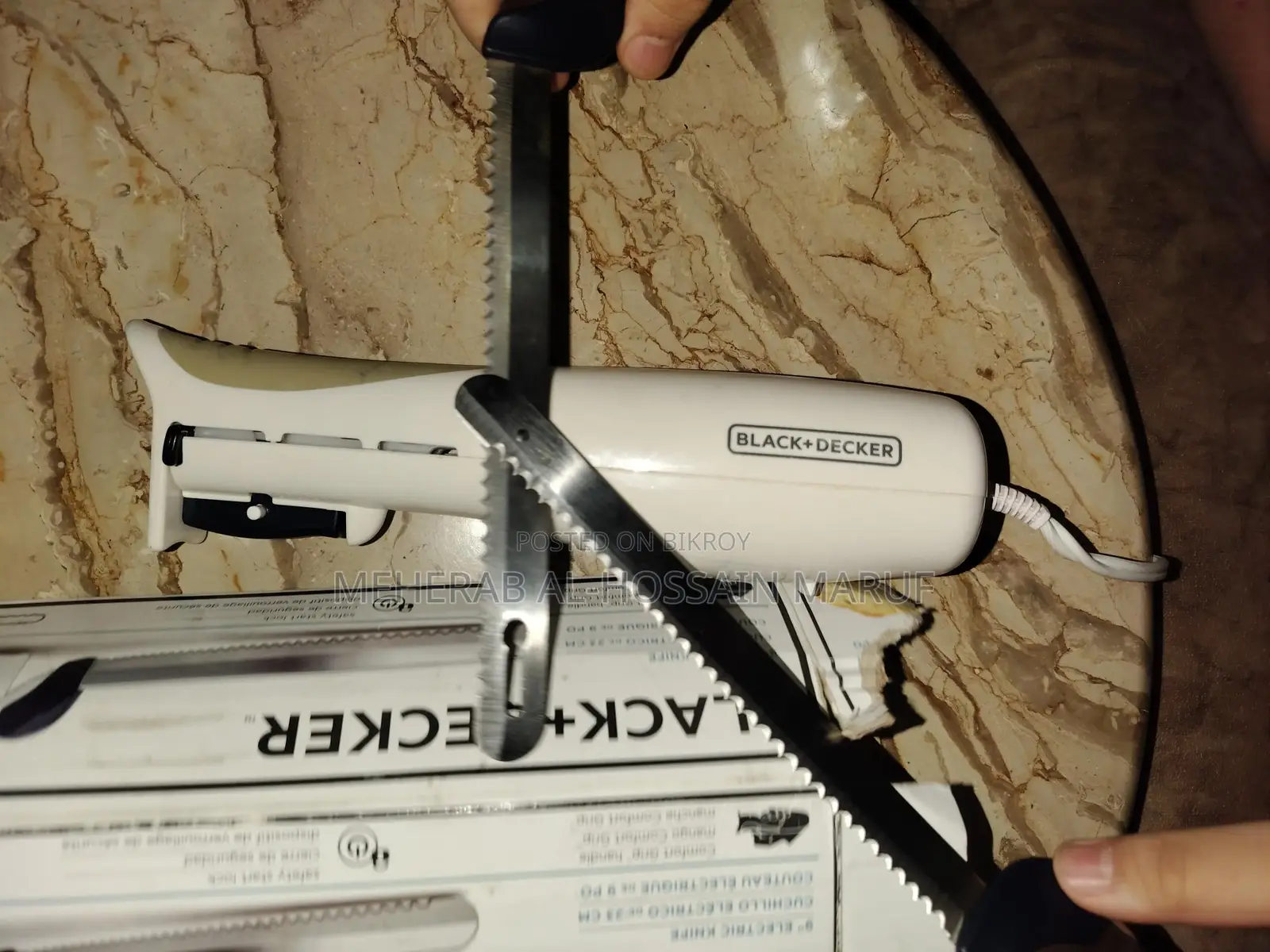 Black+decker 9-inch Electric Knife মডেল EK500W।