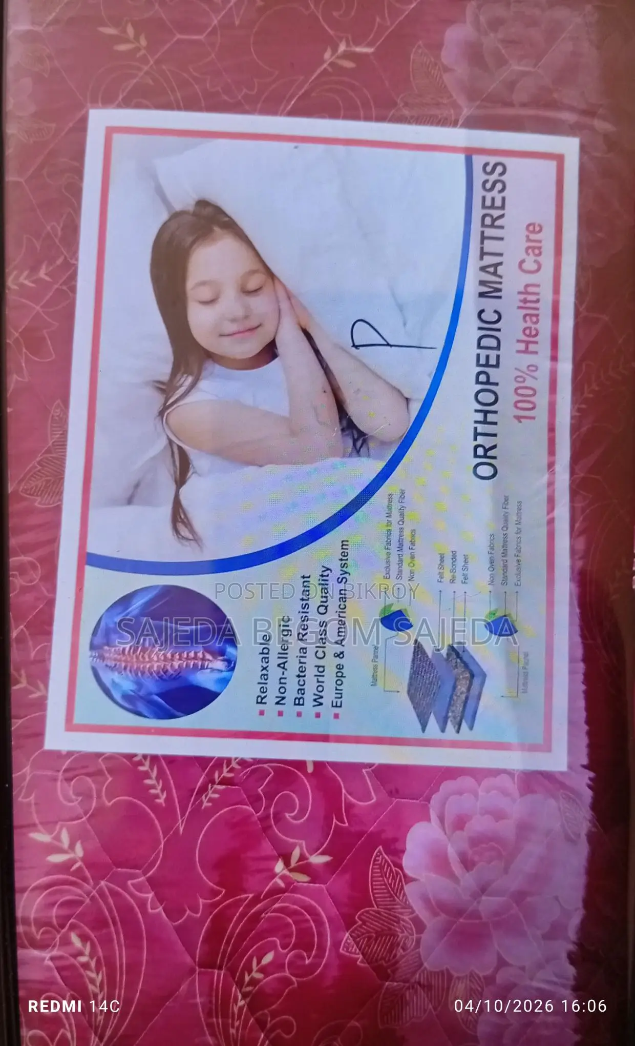 Bed for sale