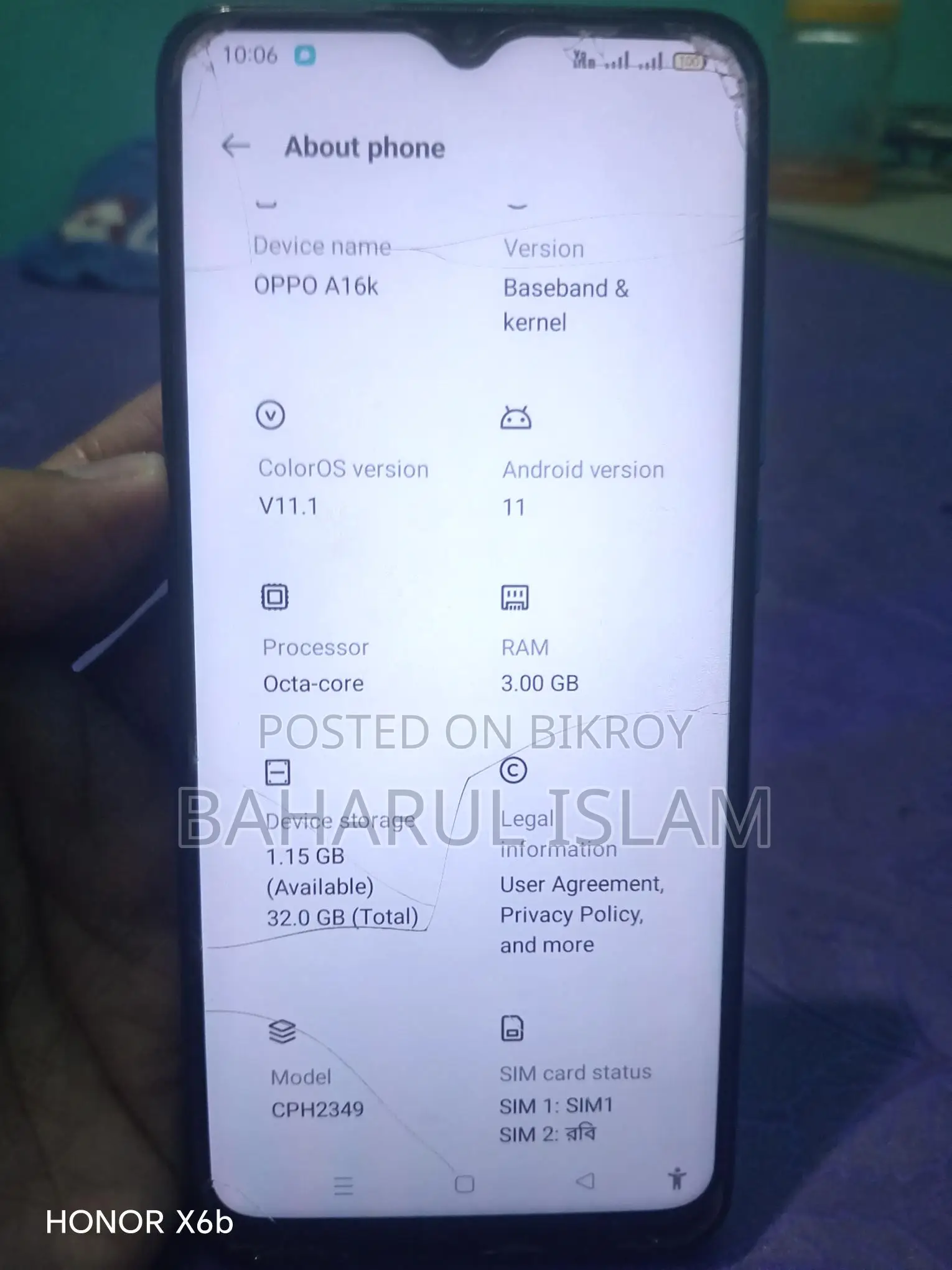 OPPO A16 (Used)