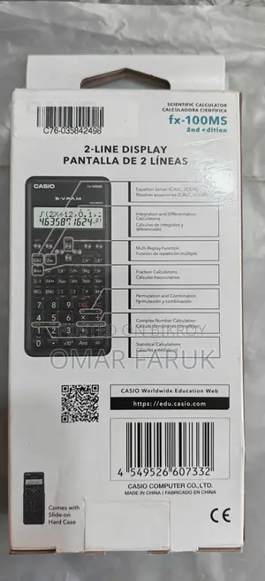 Casio Fx-100ms Scientific Calculator Original & 5 Years Warranty