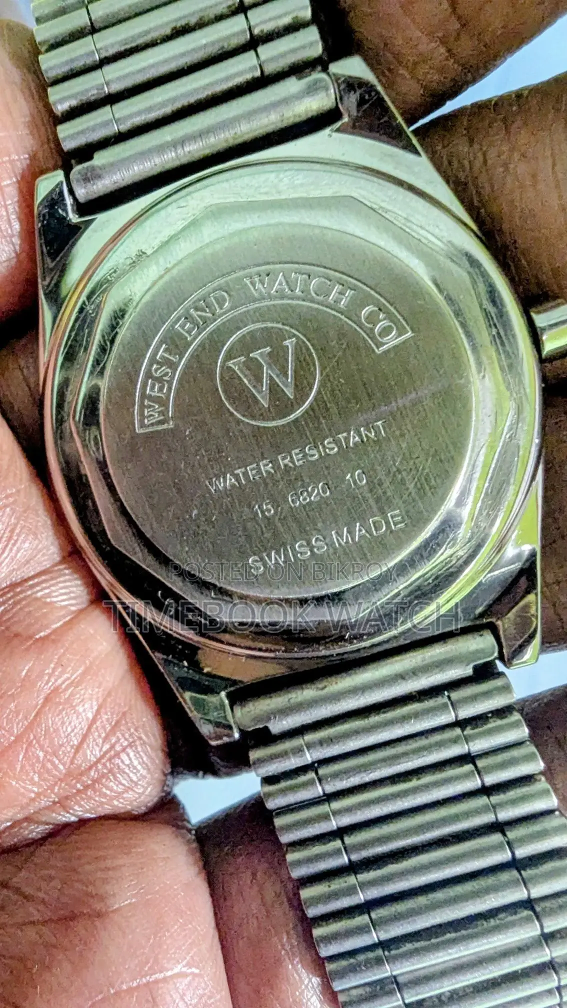 West End Co Watch 100% Authentic Gold Swiss Antique Machine