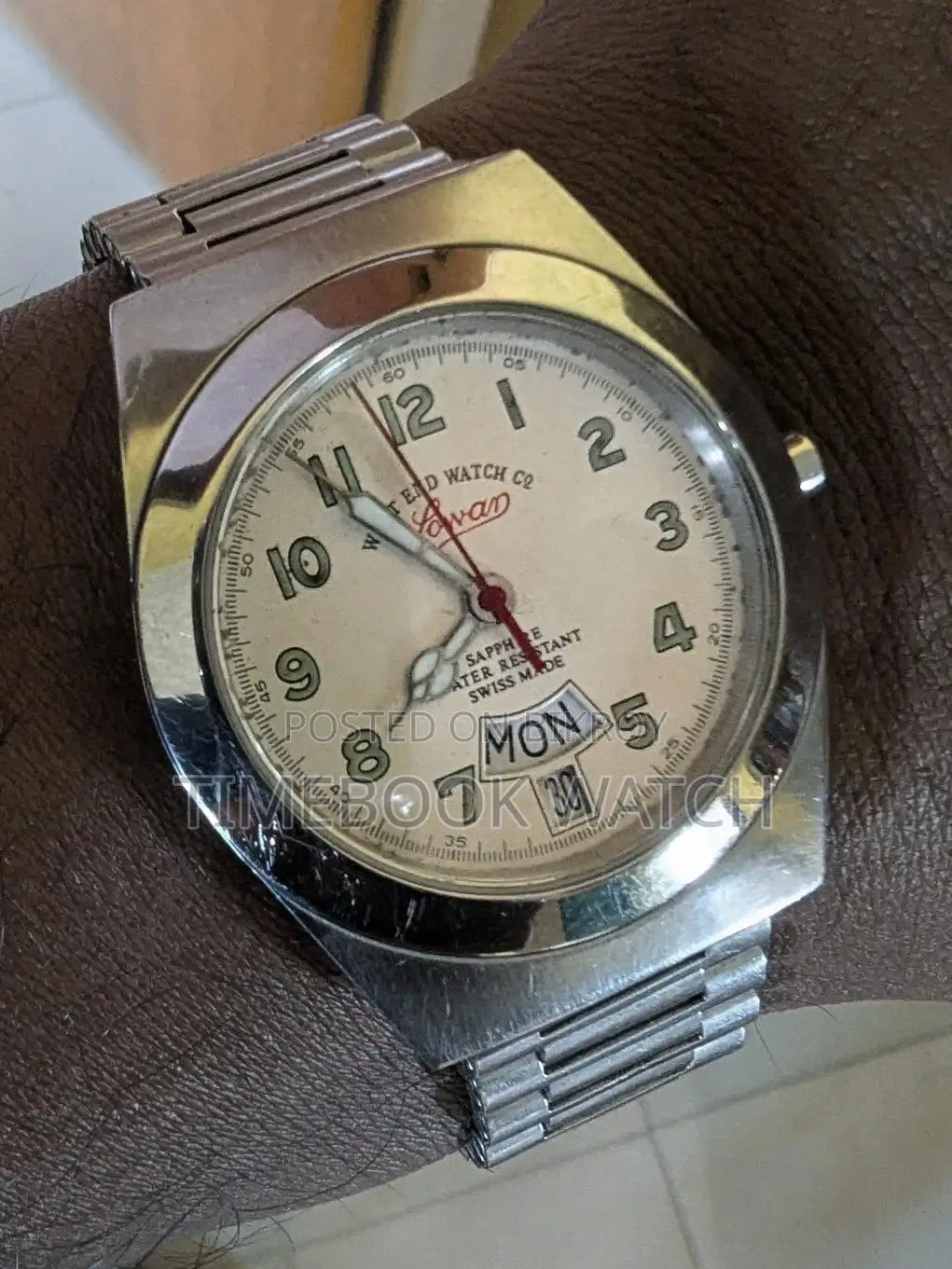 West End Co Watch 100% Authentic Gold Swiss Antique Machine