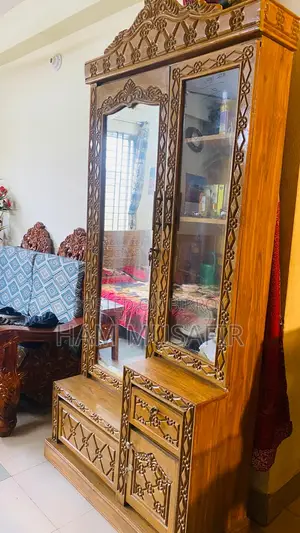 Dressing Table Made of Original Chittagong Teak Wood