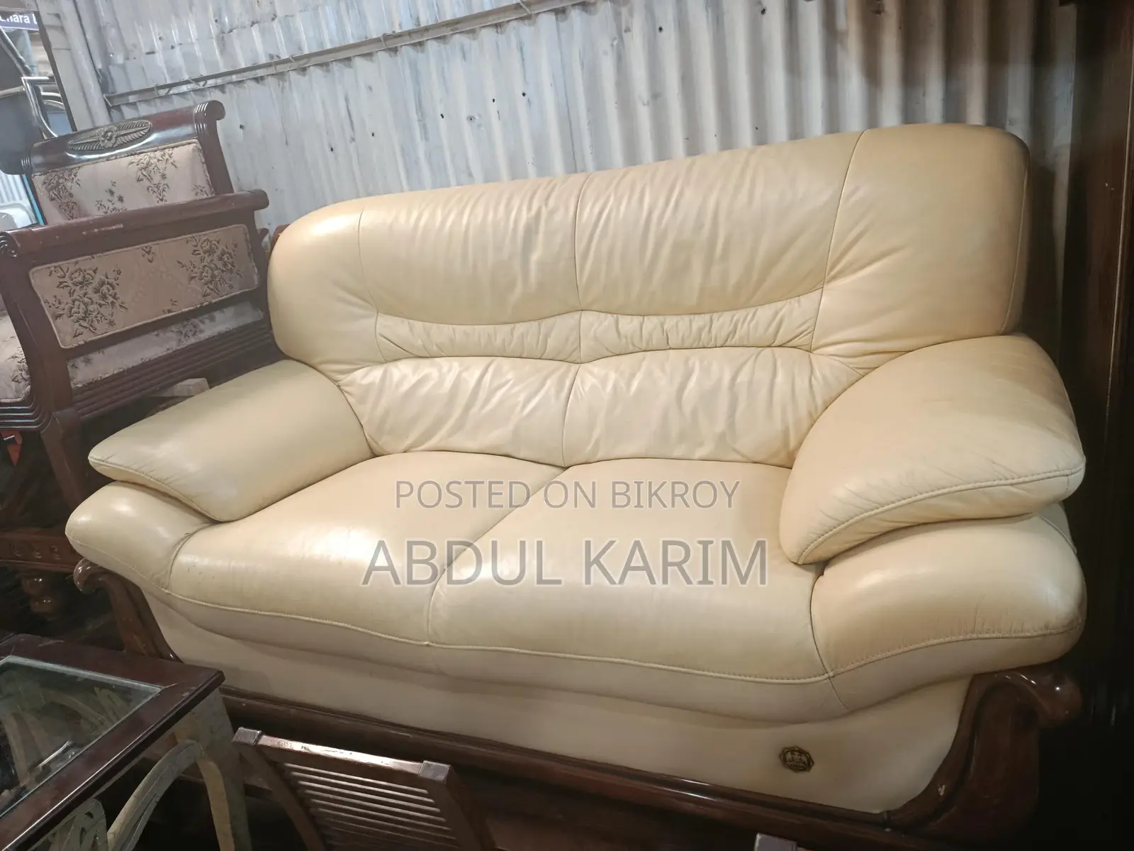 Imported Leather Sofa